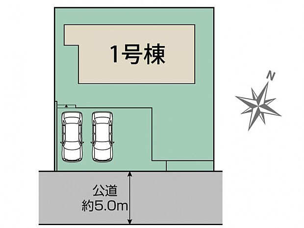 八王子市めじろ台2丁目1棟 区画図