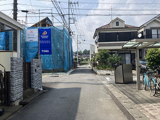 北西側前面道路（1）（2026年7月24日撮影）　