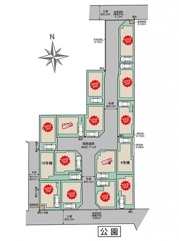 江戸川区松江2丁目15棟 区画図