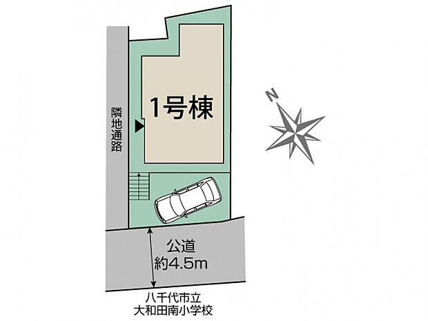 八千代市大和田1棟 区画図