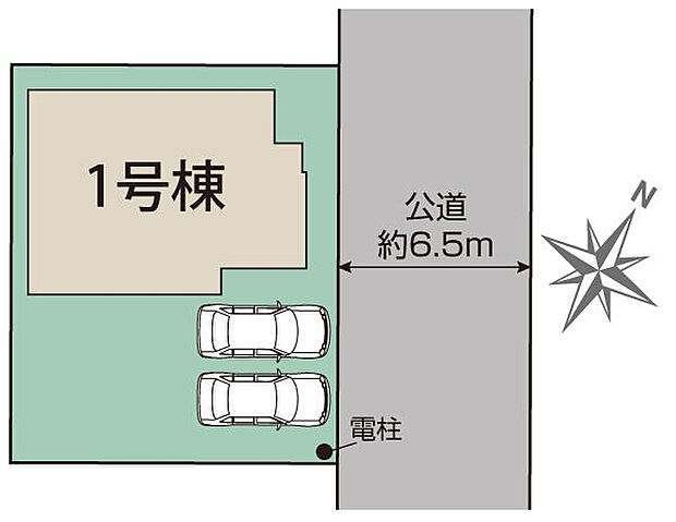 船橋市大穴北3丁目1棟 区画図