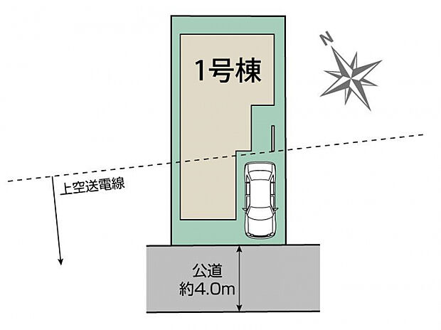 船橋市松が丘1丁目2期1棟 区画図