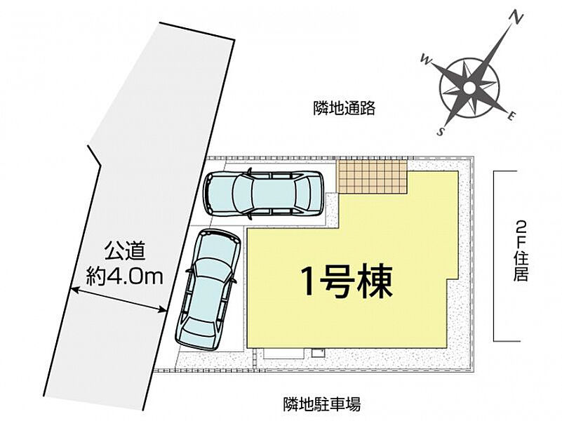 北葛飾郡松伏町松伏2期1棟 区画図