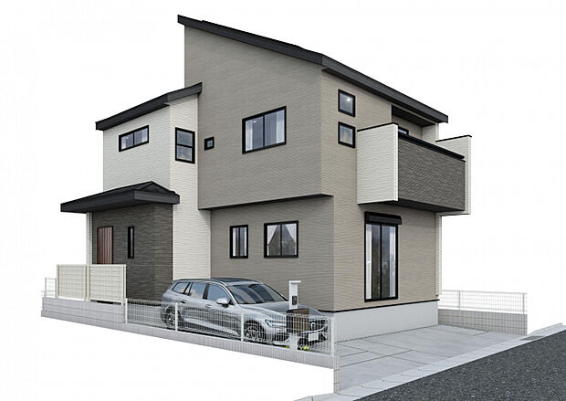 白岡市小久喜4期1棟　※こちら完成後の外観予想図となっております。