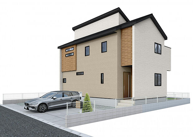 ブルーミングガーデン 加須市花崎北3丁目1棟　※こちら完成後の外観予想図です。