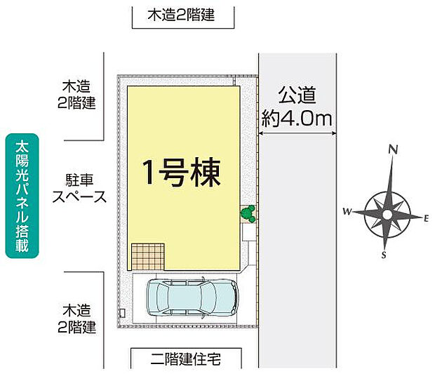 春日部市備後西2丁目2期1棟 区画図