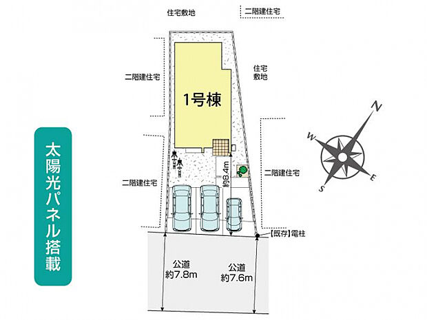 久喜市本町5丁目4期1棟 区画図