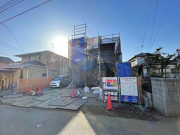 【上棟【2026.2.28撮影】】南桜井駅まで徒歩12分
