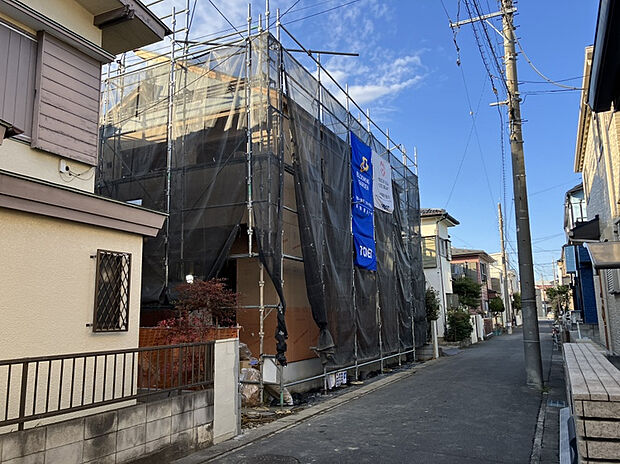 【上棟【2026/2/12撮影】】マルエツ一の割店まで徒歩11分