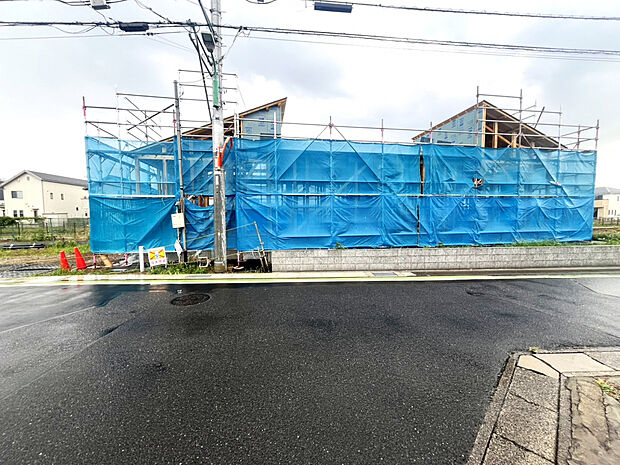 【上棟【2026/8/3撮影】】駅徒歩15分
