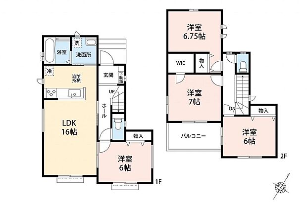 【　間取り図　／　C号棟　】