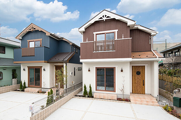 【自由設計対応のセミオーダー住宅「グランシア」(土地+建物)】弊社施工例【外観】