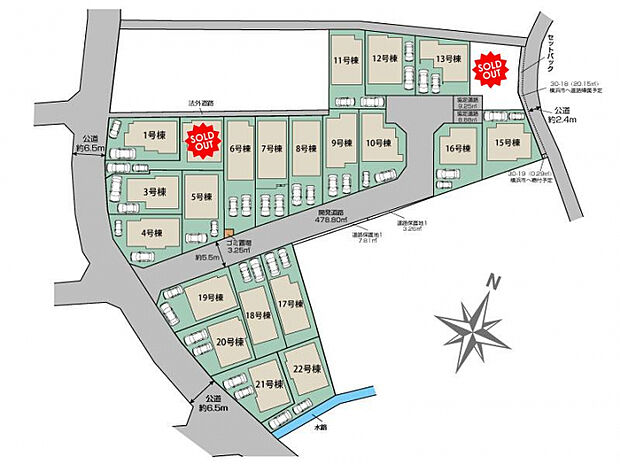 横浜市瀬谷区北新2期22棟 区画図