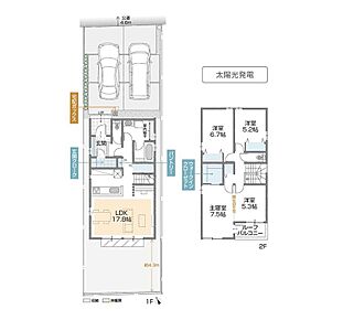 大型玄関クロークを設置した収納充実プラン 