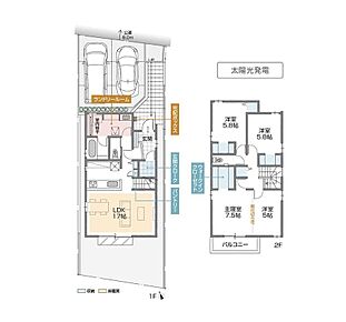 4LDK＋WIC＋ランドリールーム＋玄関クローク 