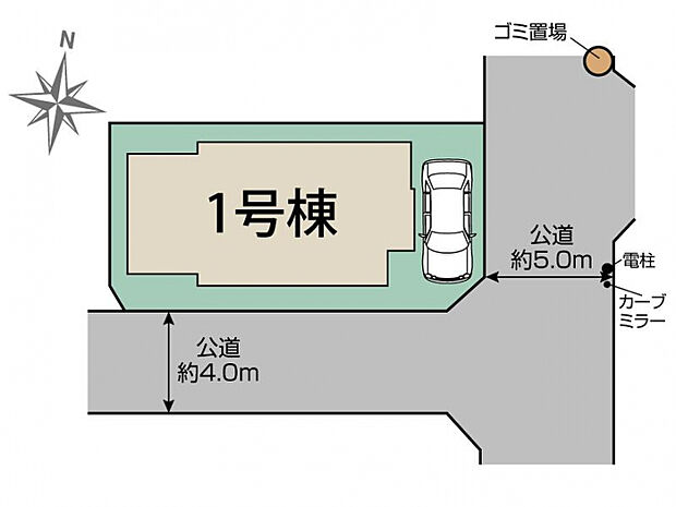 練馬区大泉町1丁目1棟 区画図