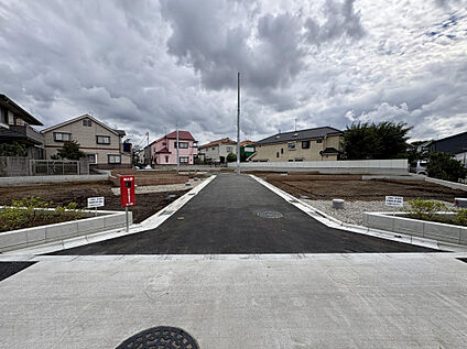 【前面道路を含む現地写真】