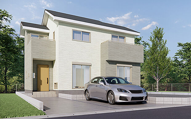 完成予想図:外観(6号棟)