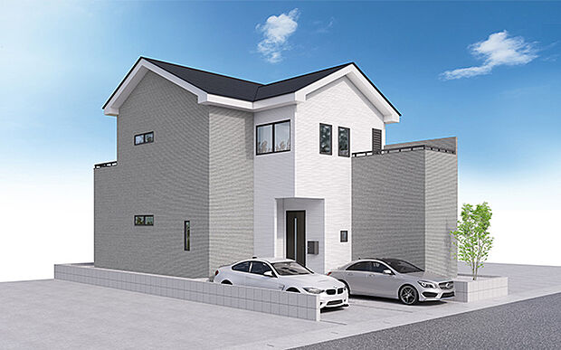 完成予想図:外観(3号棟)