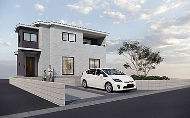 いろどりアイタウン 新潟市北区川西2丁目 外観