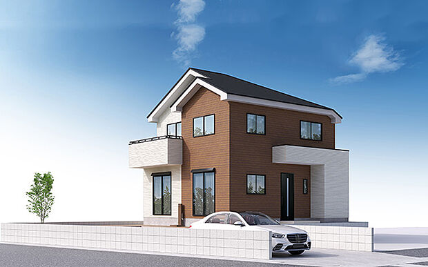 完成予想図:外観(2号棟)