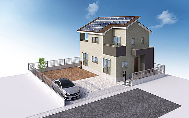 完成予想図:外観(1号棟)