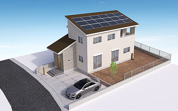 完成予想図:外観(1号棟)