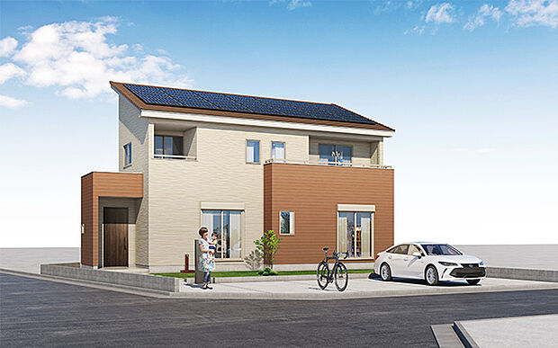 完成予想図：外観（4号棟）