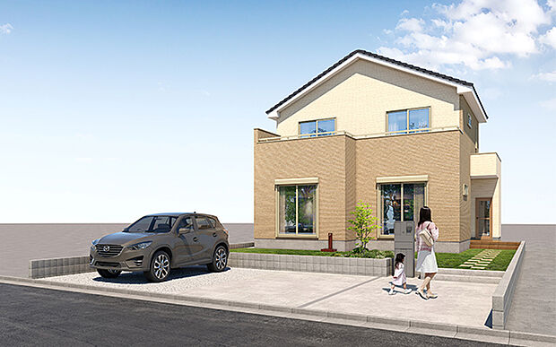 完成予想図：外観（9号棟）