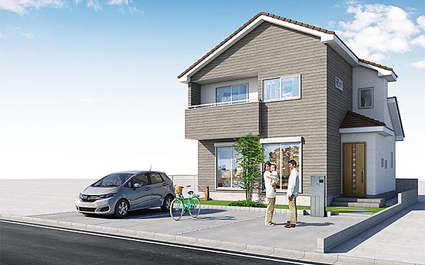 完成予想図：外観（3号棟）