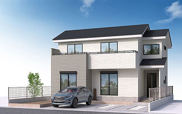 完成予想図：外観（3号棟）