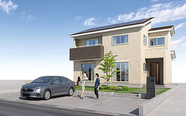 完成予想図：外観（2号棟）