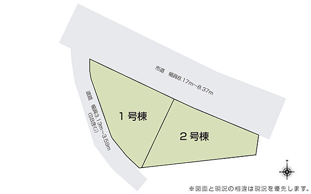 完成予想図：外観（2号棟）
