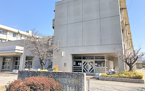 甲府市立東中学校(約320m)
