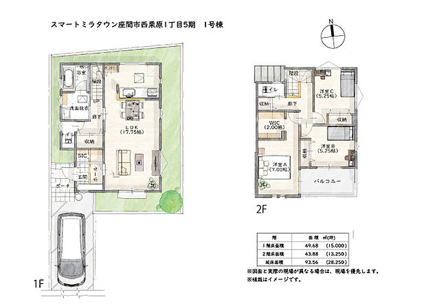 【3LDK】各所に設けた豊富な収納で、衣類や日用品はもちろん季節物もすっきり整理。用途別の収納計画と使いやすい動線で家事効率が高まり、整った心地よい暮らしを支えます。