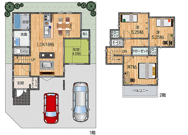 参考プラン図面（自由設計）