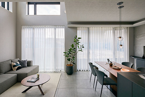 【建物プラン例】日進赤池トヨタホーム展示場は、お客様が実際に建てるサイズに近く、トヨタホームの全館空調スマートエアーズもにてご体感いただけます。