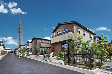 ポラスの分譲住宅 アイムス花小金井 P.T.SITE 外観