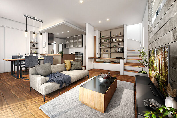 【快適で豊かな毎日を過ごせる住まい】
明るく爽やかな内装デザインと暮らしを豊かにする機能性を両立させた空間設計。随所に織り込んだこだわりと心づかいが、日々をより便利で充実したものへと昇華させます。