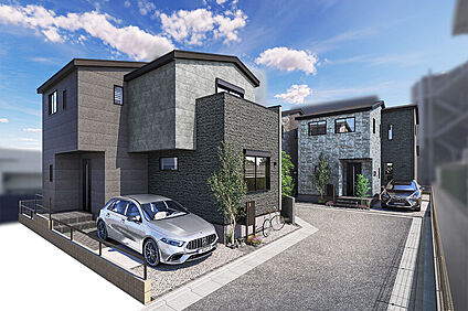 【重厚感のあるファサード】