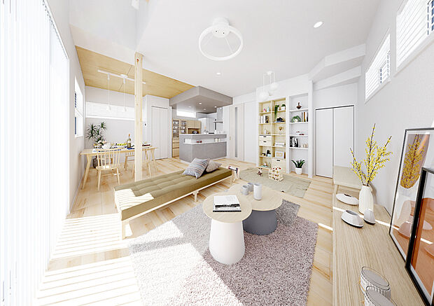 「ワイド」
※掲載のパースは図面を基に描き起こしたもので、実際とは多少異なります。