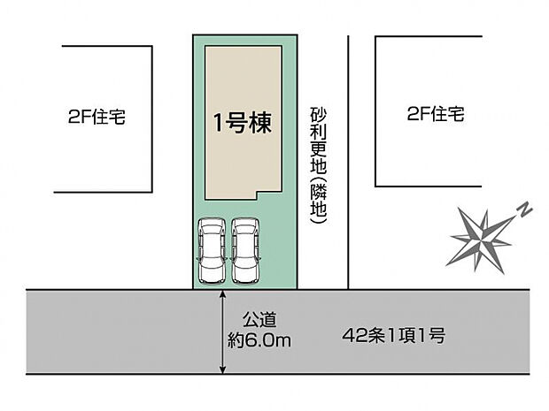 久喜市青葉5丁目1棟 区画図