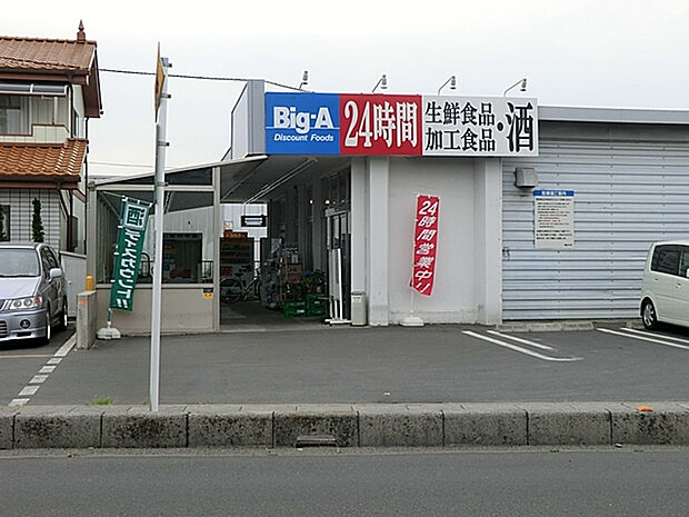 ビックエー越谷弥十郎店（約700m）