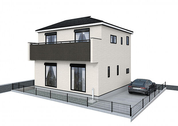 完成予想図　完成予想図外観