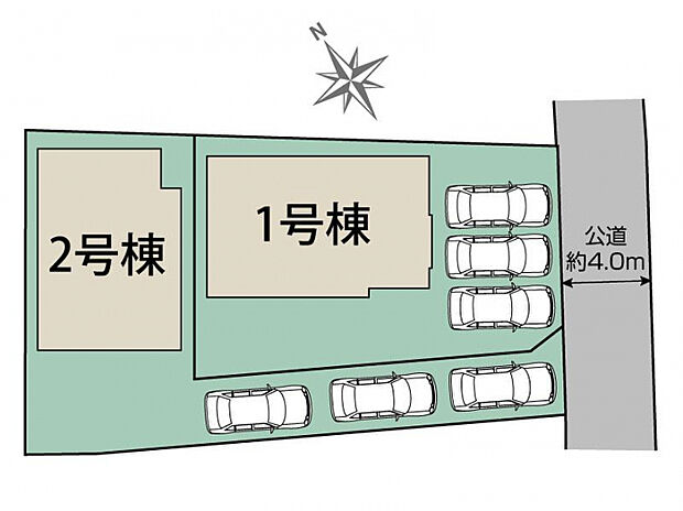 秦野市弥生町2棟 区画図