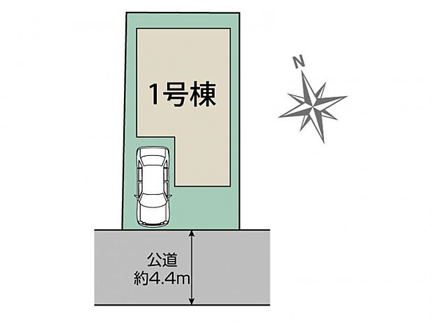 茅ヶ崎市高田3丁目1棟 区画図