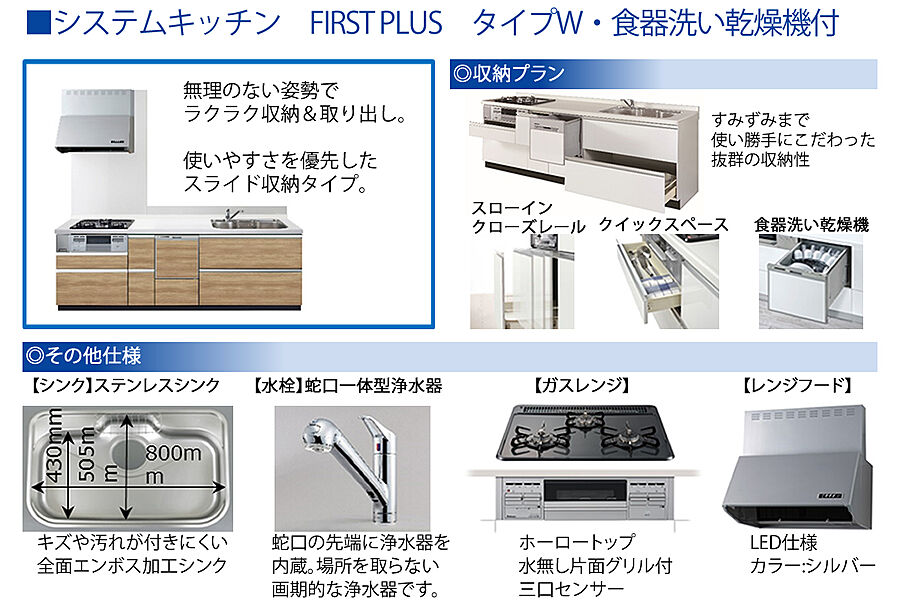 【設備】食器洗い乾燥機付きです♪