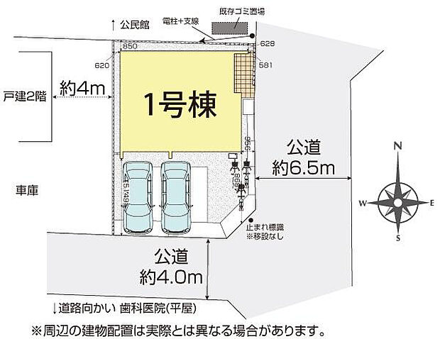 桶川市泉2丁目1棟 区画図