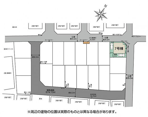 三芳町北永井3期 区画図