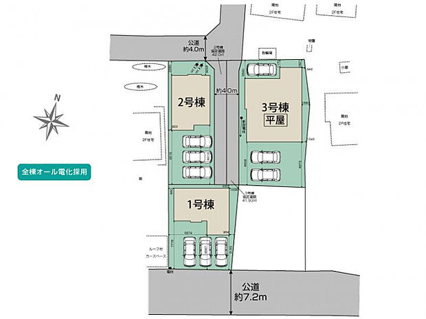狭山市柏原14期3棟 区画図